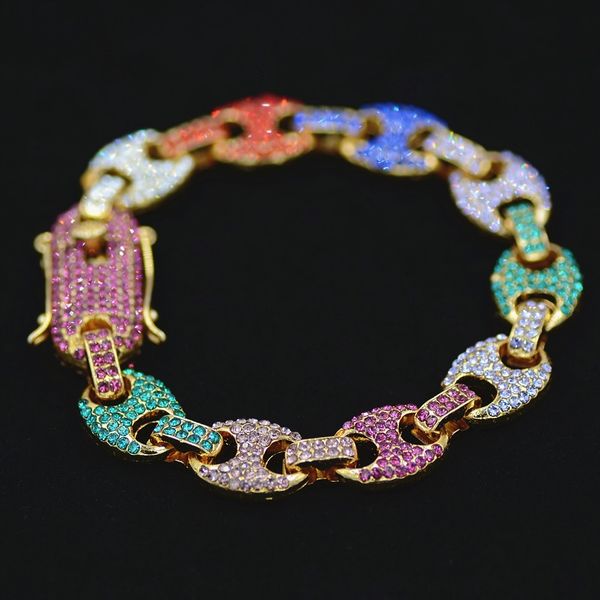 6ifnj new bracelet cuban chain hip diamond bracelet braceletfull hop color fashion men's cuba chain accessories cfldd, Golden;silver
6ifnj new bracelet cuban chain hip diamond bracelet braceletfull hop color fashion men's cuba chain accessories cfldd, Golden;silver