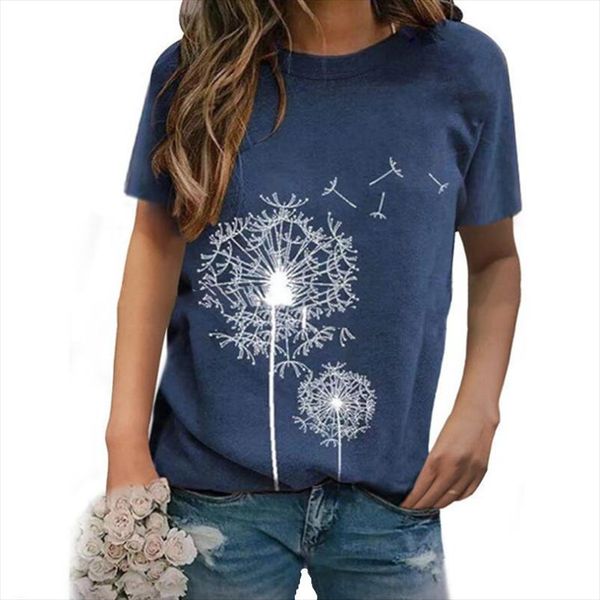 dandelion print tshirt short sleeve women casual tees loose o neck t shirts large sizes 5xl lady female clothes 2020 summer, White
dandelion print tshirt short sleeve women casual tees loose o neck t shirts large sizes 5xl lady female clothes 2020 summer, White