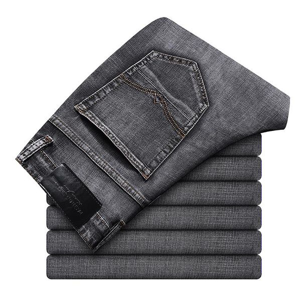 2021 spring autumn new classic style men's grey jeans business fashion soft stretch denim trousers male brand fit pants,128, Blue
2021 spring autumn new classic style men's grey jeans business fashion soft stretch denim trousers male brand fit pants,128, Blue