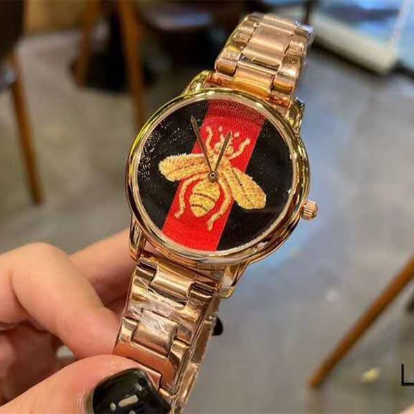 women's watch new little bee fashion quartz steel band fashion watch, Slivery;brown
women's watch new little bee fashion quartz steel band fashion watch, Slivery;brown