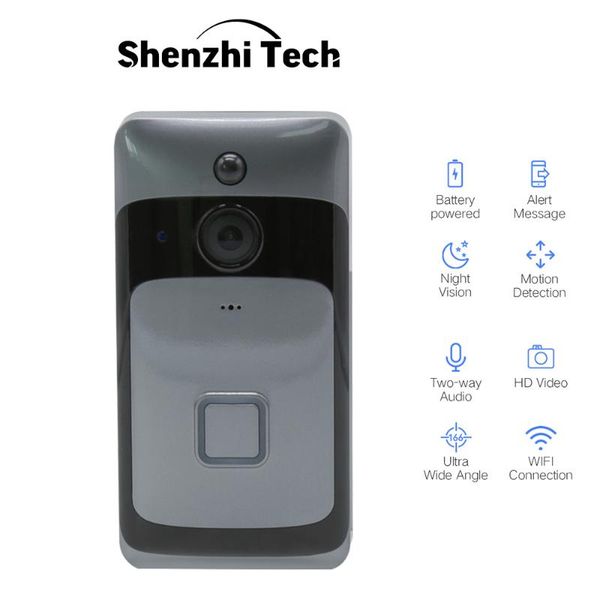 doorbells smart wifi doorbell wireless camera two-way audio infrared remote control home security monitoring video
doorbells smart wifi doorbell wireless camera two-way audio infrared remote control home security monitoring video