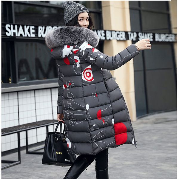 cotton woman jacket russia 2021 winter jacket for female thick cotton print outerwears cold -30 degree warm coat hf559, Black
cotton woman jacket russia 2021 winter jacket for female thick cotton print outerwears cold -30 degree warm coat hf559, Black