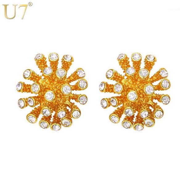 stud u7 full stars with crystals earrings for women trendy gold color jewelry wholesale round hemisphere e7491, Golden;silver
stud u7 full stars with crystals earrings for women trendy gold color jewelry wholesale round hemisphere e7491, Golden;silver