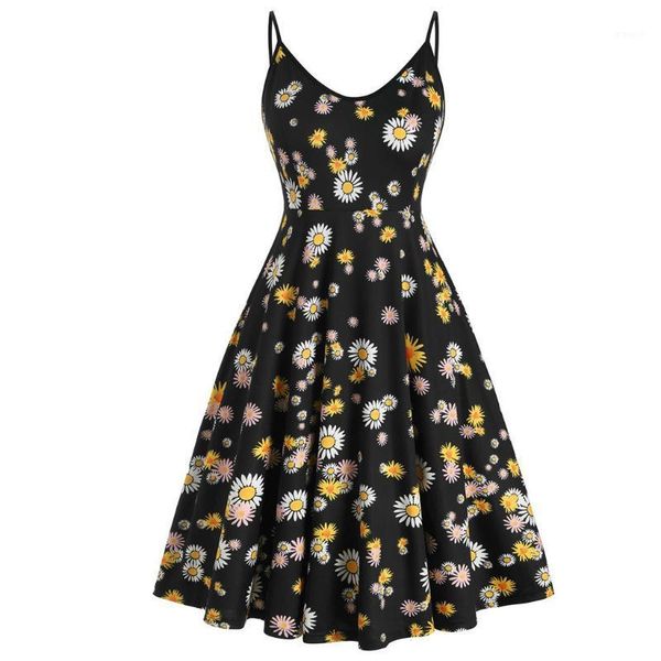 38# women floral dress summer dress sunflower print sleeveless high low cami dresses plus size bodycon boho party vestidos1, Black;gray
38# women floral dress summer dress sunflower print sleeveless high low cami dresses plus size bodycon boho party vestidos1, Black;gray