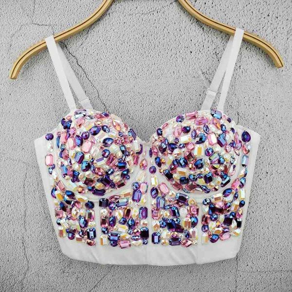 3 colors women designer beading colorful cotton camisole summer high street short camis crop, White
3 colors women designer beading colorful cotton camisole summer high street short camis crop, White