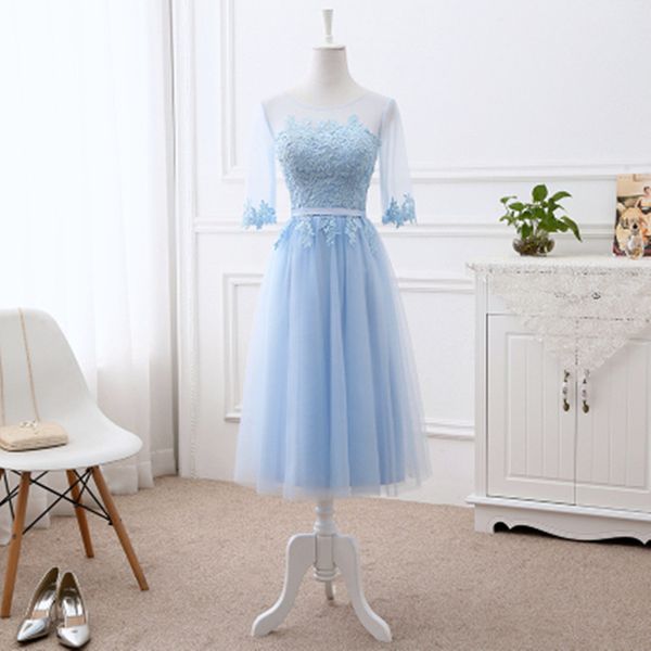 robe de soiree sky blue scoop neck lace up transparent embroidery a-line long evening dress vestido de festa formal prom dress, White;pink
robe de soiree sky blue scoop neck lace up transparent embroidery a-line long evening dress vestido de festa formal prom dress, White;pink