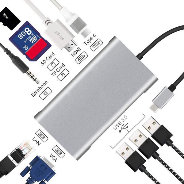 usb type c hub type-c к hdmi 4k vga адаптер rj45 lan ethernet sd tf usb-c 3,0 typec 3,5 мм jack audio video для macbook pro otg
usb type c hub type-c к hdmi 4k vga адаптер rj45 lan ethernet sd tf usb-c 3,0 typec 3,5 мм jack audio video для macbook pro otg