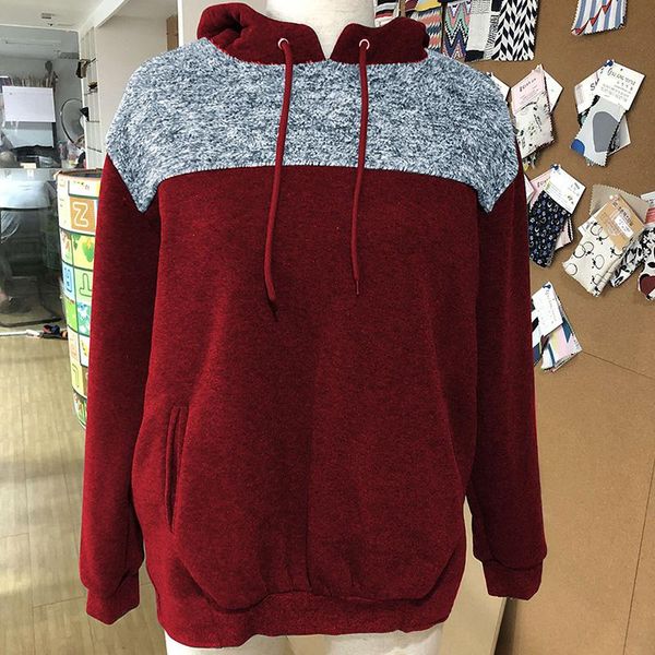 fashion patchwork color hoody hoodies women autumn spring plus velvet pullover casual loose pockets hooded sweatshirt plus size, Black
fashion patchwork color hoody hoodies women autumn spring plus velvet pullover casual loose pockets hooded sweatshirt plus size, Black