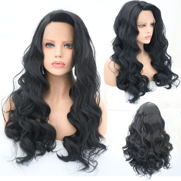charisma side part synthetic lace front wig long body wave hair 1b black wigs for party wigs for black women, Black;brown
charisma side part synthetic lace front wig long body wave hair 1b black wigs for party wigs for black women, Black;brown