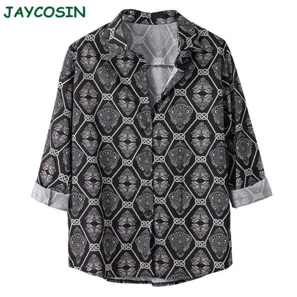 men's casual shirts jaycosin men clothes fashion leopard printed loose shirt long sleeve turn down collar blouse summer autumn 1127, White;black
men's casual shirts jaycosin men clothes fashion leopard printed loose shirt long sleeve turn down collar blouse summer autumn 1127, White;black