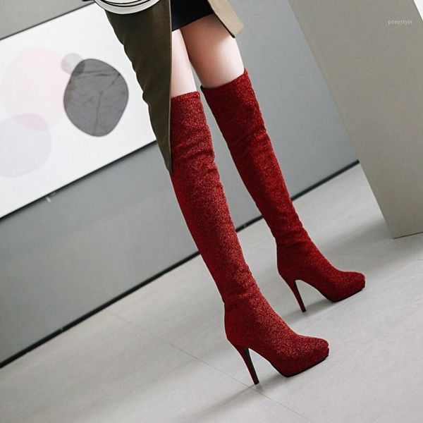 boots women's winter style fashion stretch fabric pointed fine heel high over the knee plus size 34-431, Black
boots women's winter style fashion stretch fabric pointed fine heel high over the knee plus size 34-431, Black