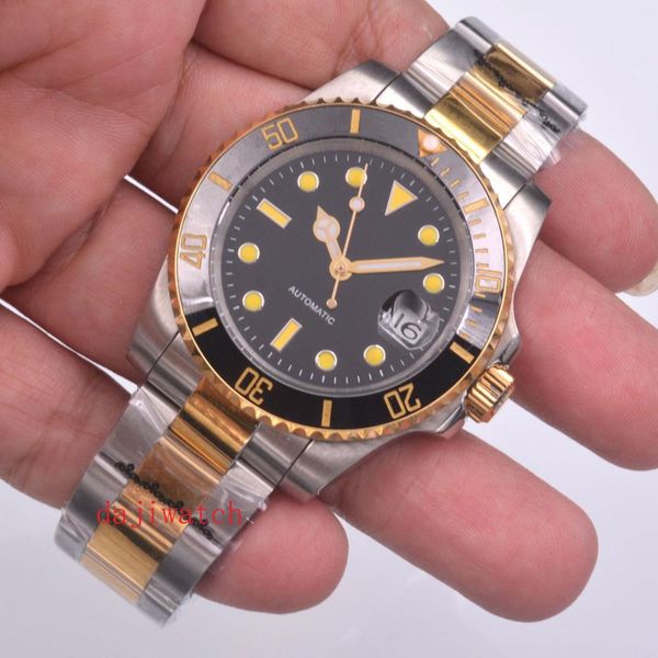 brand new luxury 40mm bliger black sterile dial sapphire glass pearl sports 2813 automatic movement 316 steel men's watch, Slivery;brown
brand new luxury 40mm bliger black sterile dial sapphire glass pearl sports 2813 automatic movement 316 steel men's watch, Slivery;brown