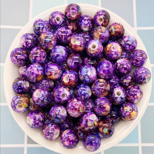new 50pcs 8mm diy double color multicolor acrylic round pearl loose beads jewelry maki qylgkn, Black
new 50pcs 8mm diy double color multicolor acrylic round pearl loose beads jewelry maki qylgkn, Black
