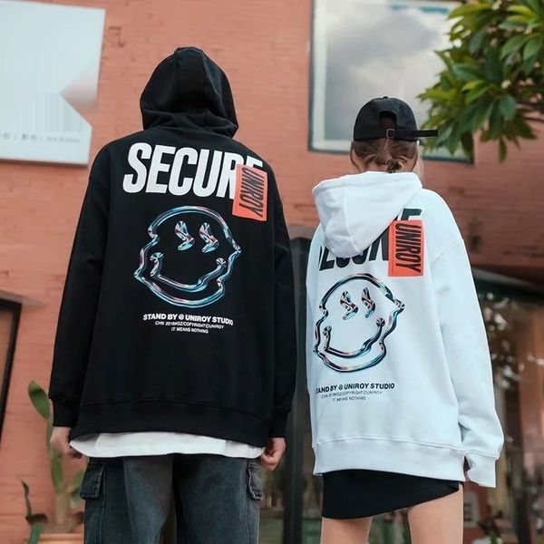 smiling face fashion brand thin for men and women loose autumn national sweater hip hop national trend autumn coat men's trend hooded s, Black
smiling face fashion brand thin for men and women loose autumn national sweater hip hop national trend autumn coat men's trend hooded s, Black