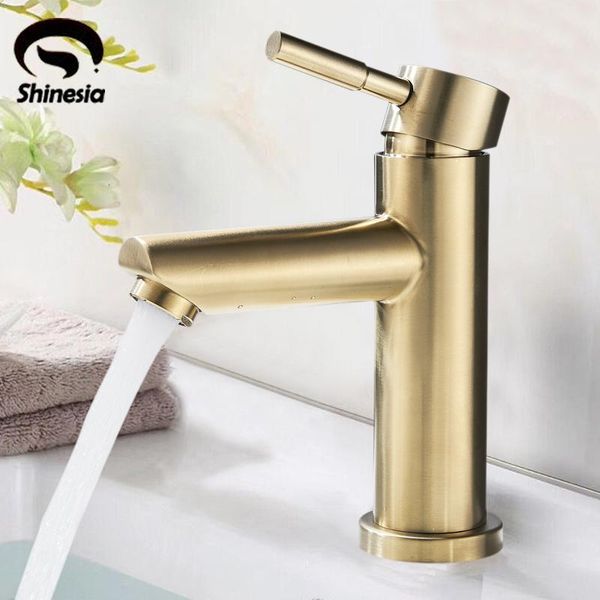 new gold brush basin faucet single lever brass mixer tap for kitchen or bathroom basin water sink mixer brushed water faucet
new gold brush basin faucet single lever brass mixer tap for kitchen or bathroom basin water sink mixer brushed water faucet