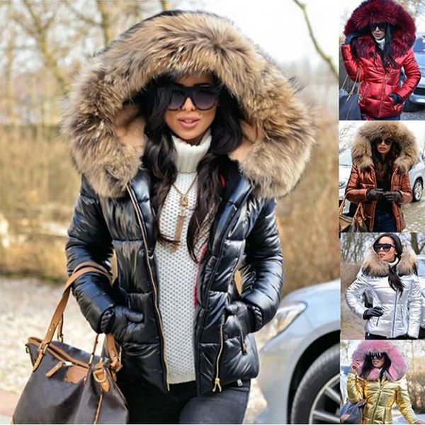 new winter selling women's down jacket fashion loose fox fur collar warm jacket outdoor sports and leisure short jacketx1016, Black;brown
new winter selling women's down jacket fashion loose fox fur collar warm jacket outdoor sports and leisure short jacketx1016, Black;brown