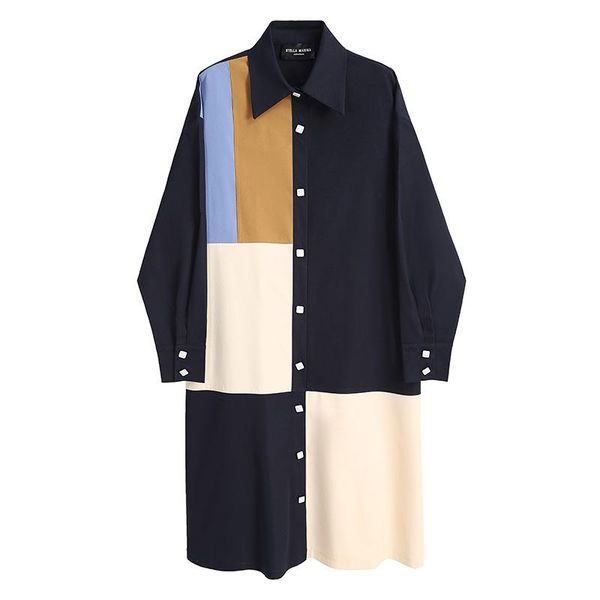 casual dresses european patchwork shirts dress for women plaid 2021 spring long sleeve wrap a-line a364, Black;gray
casual dresses european patchwork shirts dress for women plaid 2021 spring long sleeve wrap a-line a364, Black;gray