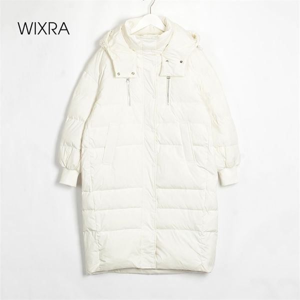 wixra white duck down overcoats womens stylish thick warm winter outwear zipper long jackets soft hooded parkas snow coats 201210, Black
wixra white duck down overcoats womens stylish thick warm winter outwear zipper long jackets soft hooded parkas snow coats 201210, Black