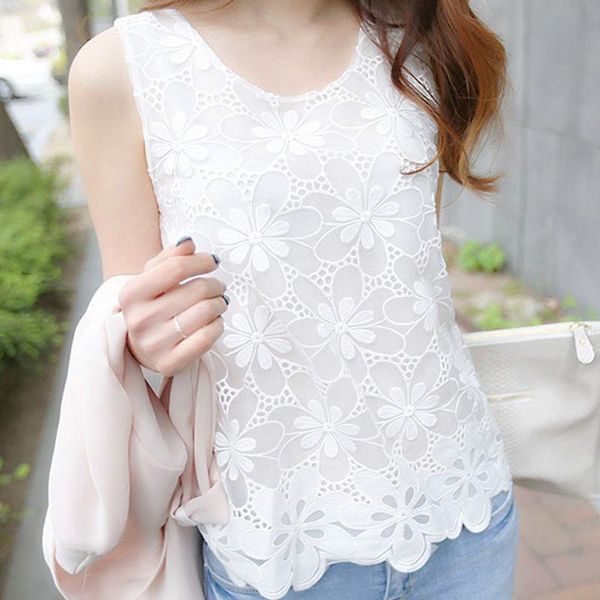 women's blouses & shirts blusas mujer de moda 2021 white blouse summer sleeveless women o-neck lace shirt clothes d156
women's blouses & shirts blusas mujer de moda 2021 white blouse summer sleeveless women o-neck lace shirt clothes d156