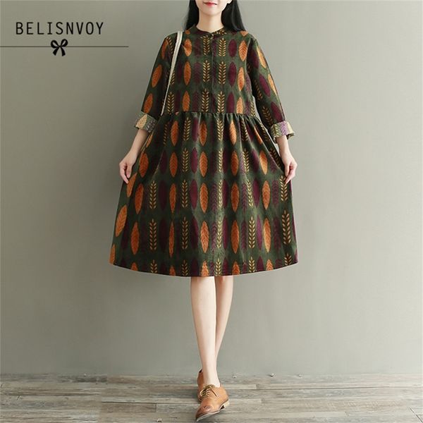robe femme mori girl autumn winter women clothing printed long sleeve single breasted plus size corduroy vintage dress lj200824, Black;gray
robe femme mori girl autumn winter women clothing printed long sleeve single breasted plus size corduroy vintage dress lj200824, Black;gray