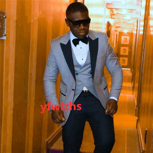 handsome one button groomsmen peak lapel groom tuxedos mens wedding dress man jacket blazer prom dinner suits (jacket+pants+tie+vest) w588, Black;gray
handsome one button groomsmen peak lapel groom tuxedos mens wedding dress man jacket blazer prom dinner suits (jacket+pants+tie+vest) w588, Black;gray