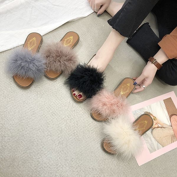female new spring and summer 2020 han edition joker is cool procrastinate flat maomao fashion slip out female shoes x1020, Black
female new spring and summer 2020 han edition joker is cool procrastinate flat maomao fashion slip out female shoes x1020, Black