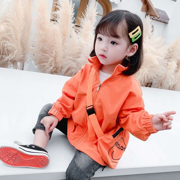 and autumn children's winter 2020 et new korean solid color with small bag girls' letter print coat fashion gpkq, Black
and autumn children's winter 2020 et new korean solid color with small bag girls' letter print coat fashion gpkq, Black