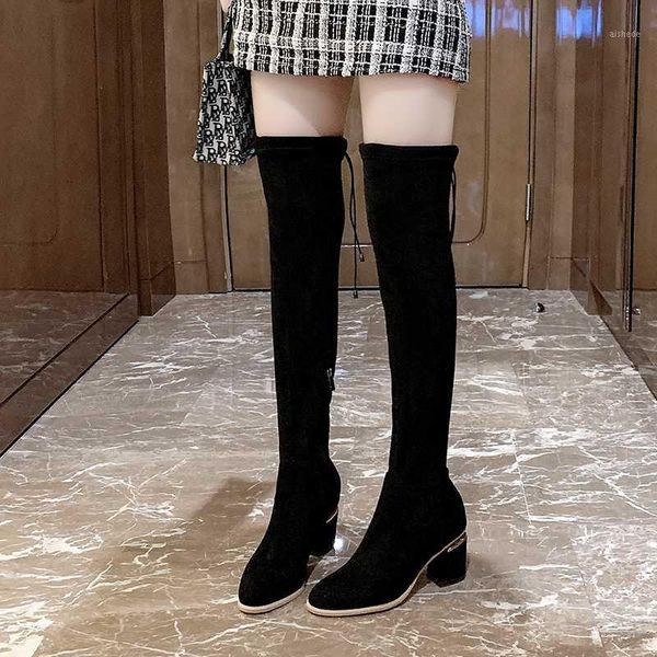 boots suede thick heel over the knee women slim black thigh high heels winter long botas de mujer 20211
boots suede thick heel over the knee women slim black thigh high heels winter long botas de mujer 20211