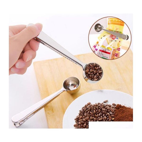 stainless steel coffee scoop multifunction spoon sugar scoop clip bag seal measuring clamp spoons portable food kitchen tool supplies
stainless steel coffee scoop multifunction spoon sugar scoop clip bag seal measuring clamp spoons portable food kitchen tool supplies