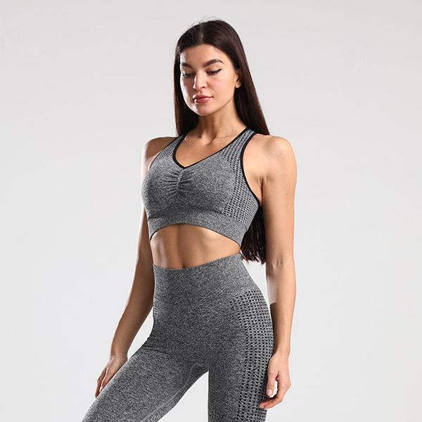 2-pieceyogasetwomen' sportwear workout yoga setseamless fitness clothing outfit for sports bra leggings suit, White;black
2-pieceyogasetwomen' sportwear workout yoga setseamless fitness clothing outfit for sports bra leggings suit, White;black