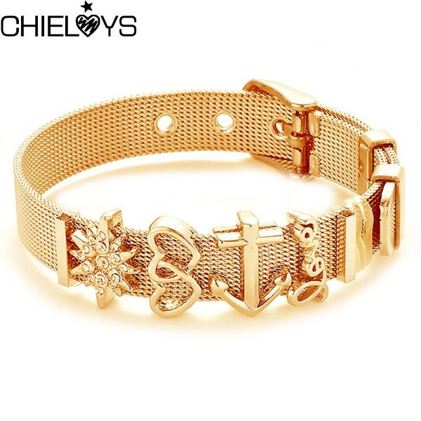 charm bracelets fashion stainless steel woman men bracelet mesh set crystal heart anchor fine bangle for female lover, Golden;silver
charm bracelets fashion stainless steel woman men bracelet mesh set crystal heart anchor fine bangle for female lover, Golden;silver