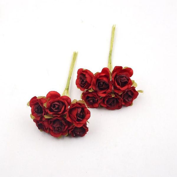 6pcs/lot mini rose artificial flowers bouquet for wedding home party decoration diy handcraft wreath scrapbooking fake jllyos
6pcs/lot mini rose artificial flowers bouquet for wedding home party decoration diy handcraft wreath scrapbooking fake jllyos