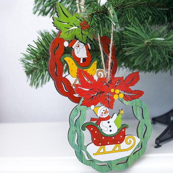 christmas decorations 2pcs merry tree wooden pendants ornaments santa claus snowman diy wood crafts xmas hanging party home decorations1 
christmas decorations 2pcs merry tree wooden pendants ornaments santa claus snowman diy wood crafts xmas hanging party home decorations1