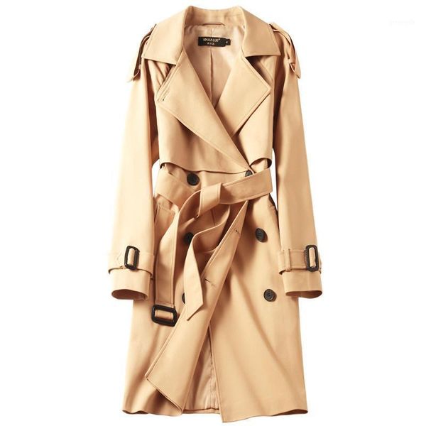 2020 new spring long trench coat women fashion double breasted belt trench coat casual business outerwear1, Tan;black
2020 new spring long trench coat women fashion double breasted belt trench coat casual business outerwear1, Tan;black