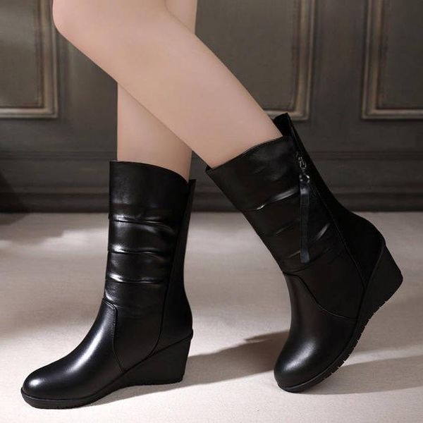 winter warm fur boots womens boots high heels side zipper female shoes black woman shoes wedge shose women
winter warm fur boots womens boots high heels side zipper female shoes black woman shoes wedge shose women