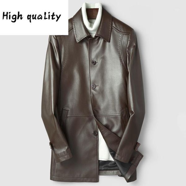 autumn leather genuine winter down jacket sheepskin men windbreaker long coat d-01-1802 my11811, Black
autumn leather genuine winter down jacket sheepskin men windbreaker long coat d-01-1802 my11811, Black