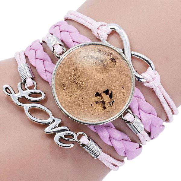 boy dog paws print glass cabochon bracelet pet dog footprint heart charm multilayer leather bracelets jewelry best, Golden;silver
boy dog paws print glass cabochon bracelet pet dog footprint heart charm multilayer leather bracelets jewelry best, Golden;silver