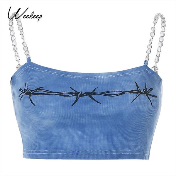 cotton tie dye chain crop camis 2020 summer sleeveless backless skinny women casual party female clothes, White
cotton tie dye chain crop camis 2020 summer sleeveless backless skinny women casual party female clothes, White