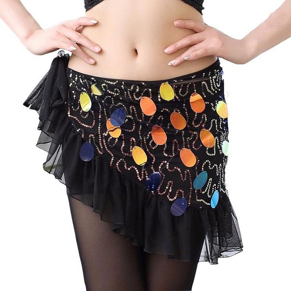2020 new women dance wear class clothes accessories mesh wraps half-circle belt belly dance sequins hip scarf over skirt short, Black;red 
2020 new women dance wear class clothes accessories mesh wraps half-circle belt belly dance sequins hip scarf over skirt short, Black;red