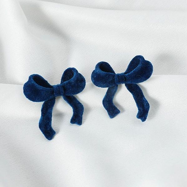 new velvet bowknot stud earrings vintage harbor style earrings autumn and winter fashion butterfly, Golden;silver 
new velvet bowknot stud earrings vintage harbor style earrings autumn and winter fashion butterfly, Golden;silver