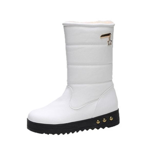 boots drop mid-calf thicken winter with fur women snow for russian casual flats shoes plus size 40, Black
boots drop mid-calf thicken winter with fur women snow for russian casual flats shoes plus size 40, Black
