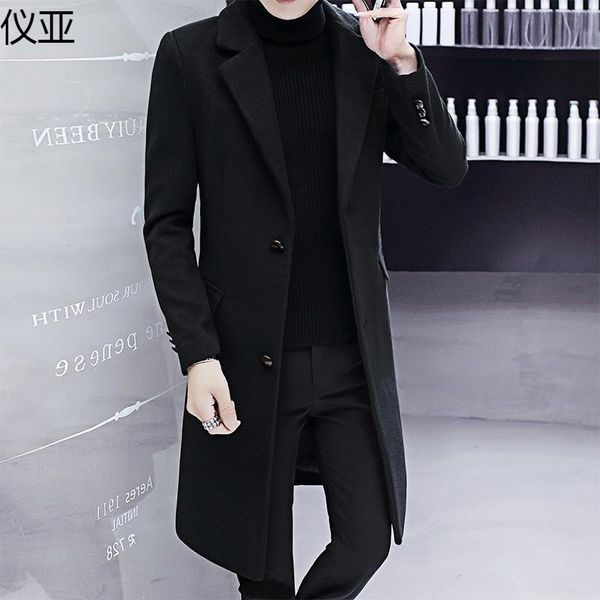 winter medium length windbreaker korean slim youth cape with cotton thickened men's tweed coat, Tan;black
winter medium length windbreaker korean slim youth cape with cotton thickened men's tweed coat, Tan;black
