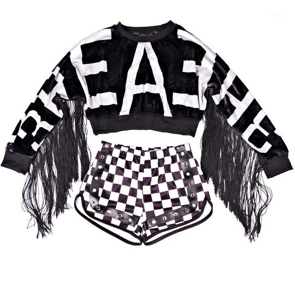 popular girls stage costume jazz tassel dancing outfits children hip hop set mosaic kid street dance performance clothing dc10101, Black;red
popular girls stage costume jazz tassel dancing outfits children hip hop set mosaic kid street dance performance clothing dc10101, Black;red