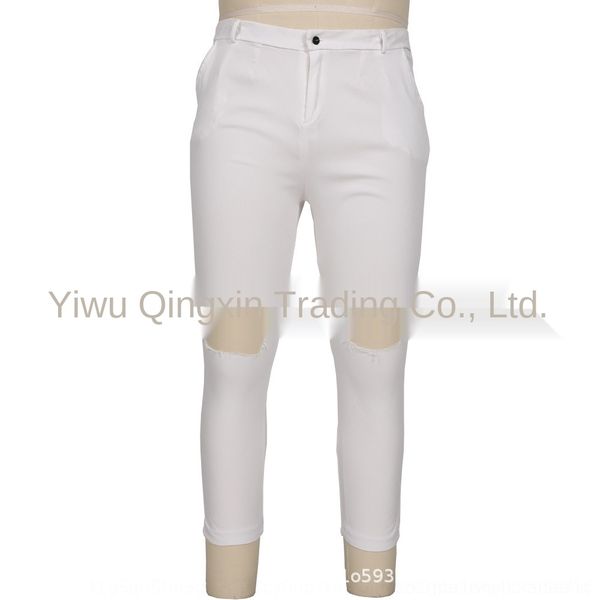gmnva new solid color ripped mid-waist small and feet casual men's small new solid color ripped casual st0427 trousers and trousersfeet, Blue
gmnva new solid color ripped mid-waist small and feet casual men's small new solid color ripped casual st0427 trousers and trousersfeet, Blue