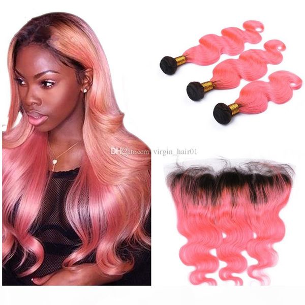 ombre pink human hair bundles with lace frontal 1b pink hair extension weave weft with lace frontal closure virgin malaysian hair, Black;brown
ombre pink human hair bundles with lace frontal 1b pink hair extension weave weft with lace frontal closure virgin malaysian hair, Black;brown