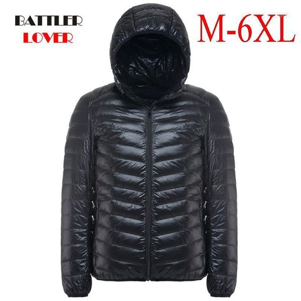 brand autumn winter light down jacket men's fashion hooded short large ultra-thin lightweight youth slim coat plus size m-6xl1, Black
brand autumn winter light down jacket men's fashion hooded short large ultra-thin lightweight youth slim coat plus size m-6xl1, Black