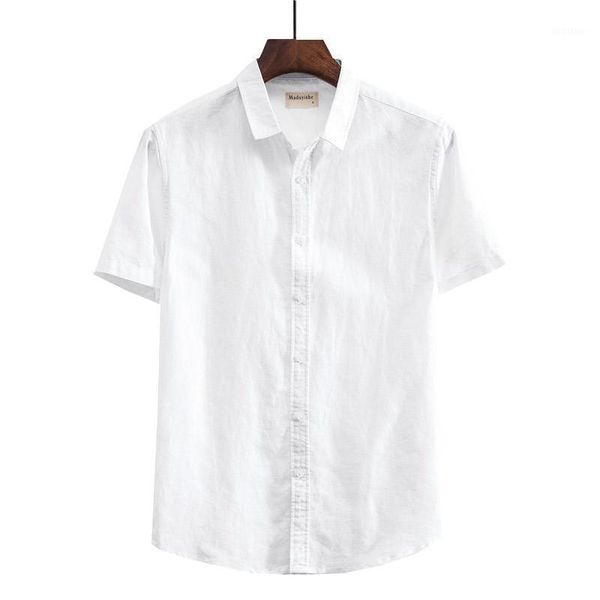 men's breathable square collar single breasted short sleeve casual shirts cotton linen thin pure color male clothing size s-4xl1, White;black
men's breathable square collar single breasted short sleeve casual shirts cotton linen thin pure color male clothing size s-4xl1, White;black