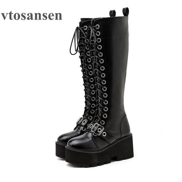 boots sho fall lace up womens platform gothic knee high black leather fashion weeks style nightclub shoes thick heels
boots sho fall lace up womens platform gothic knee high black leather fashion weeks style nightclub shoes thick heels
