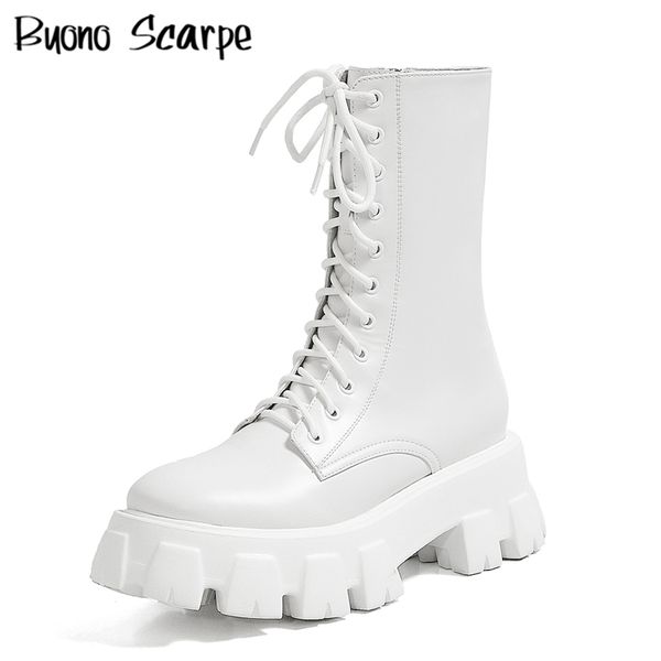 platform women ankle boots genuine leather fashon motorcycle shoes lace up chunky boots zipper heel shoes autumn winter botas, Black
platform women ankle boots genuine leather fashon motorcycle shoes lace up chunky boots zipper heel shoes autumn winter botas, Black