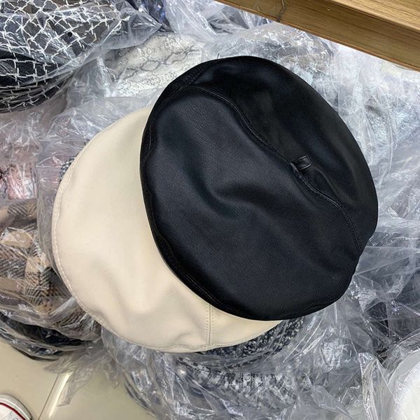 mesh jmx / fine double layer beret women's simple and versatile pure color smooth imitation leather hat temperament, Blue;gray
mesh jmx / fine double layer beret women's simple and versatile pure color smooth imitation leather hat temperament, Blue;gray